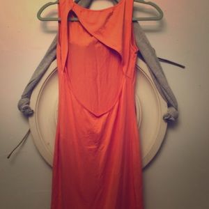 Pink Vila Collection Open Back Dress